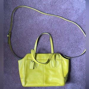 Coach Sunflower Yellow Bag Lightly Used